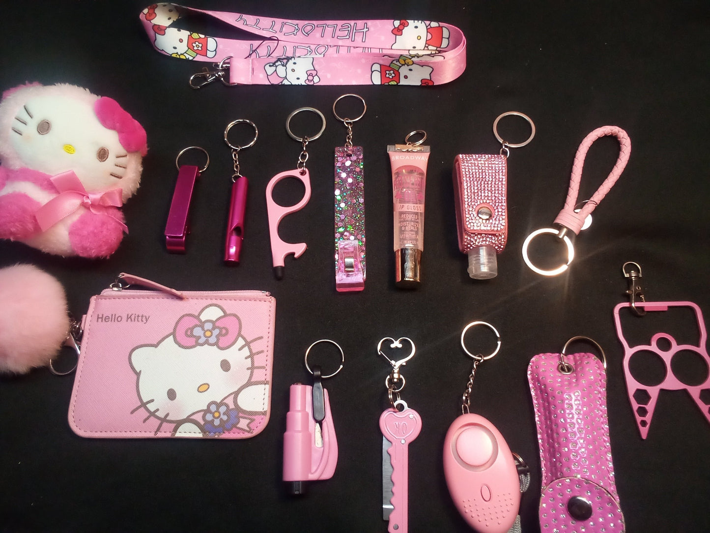 Hello Kitty Inspired Safety Keychain Bundle