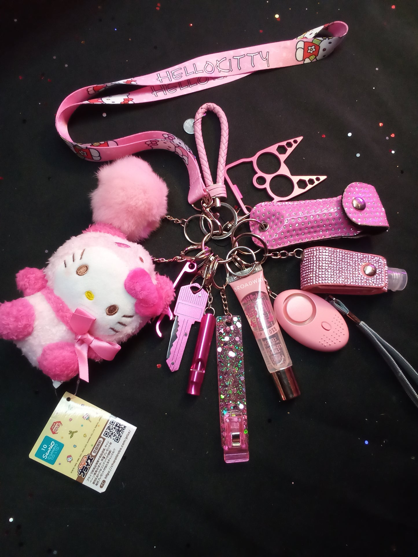 Hello Kitty Inspired Safety Keychain Bundle