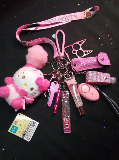 Hello Kitty Inspired Safety Keychain Bundle