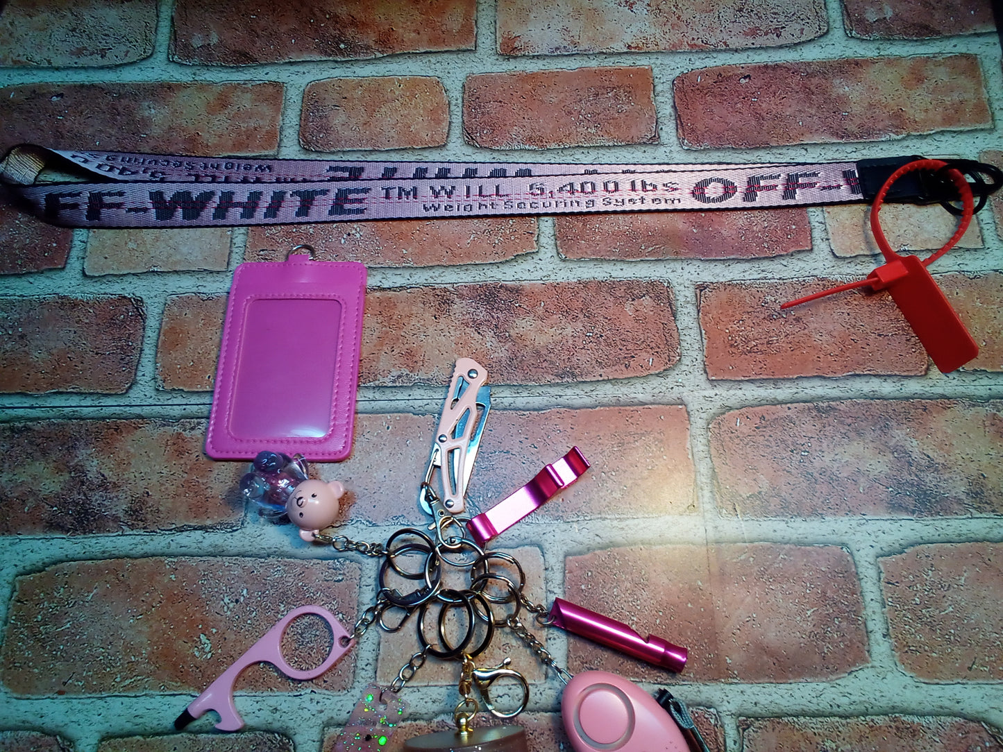 Necklace Style Safety Keychain Set